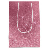 Pink Glitz Mittlere Geschenktüte (Rückseite)