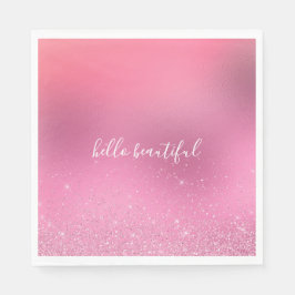 Pink Glitz Serviette