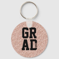 Pink Glitzer Class of 2021 Abschluss Keepake Key