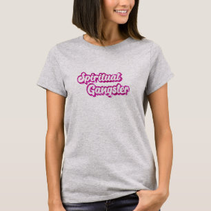 Pink Glitzer Gangsta Spaß Chic Spirituelle Gangst T-Shirt