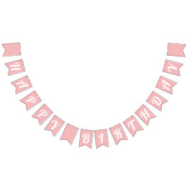 Pink Glitzer Girl's Birthday Wimpelkette