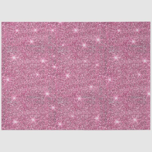 Pink Glitzer Light Shimmer Shine Weihnachten Seidenpapier (Vorderseite)