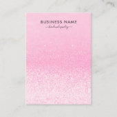 Pink Glitzer Lights Earring Juwelier Display Visitenkarte (Vorderseite)