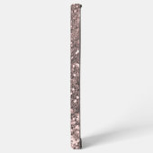 Pink Glitzer Look Handgeschriebener Name Samsung Galaxy Hülle (Linke Seite)