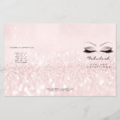Pink Glitzer Makeup Eyes Lashes DL 3 Packungsbeila Flyer (Vorne)