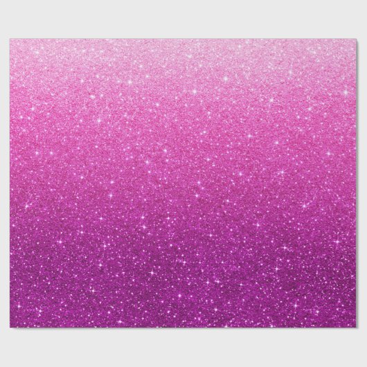 Pink-Glitzer-Muster Geschenkpapier (Flach)