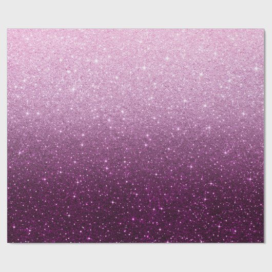 Pink-Glitzer-Muster Geschenkpapier (Flach)