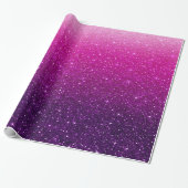 Pink-Glitzer-Muster Geschenkpapier (Ungerollt)