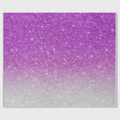 Pink-Glitzer-Muster Geschenkpapier (Flach)