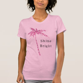 Pink Glitzer Palm Tree T-Shirt