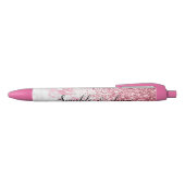 Pink Glitzer Pen Kugelschreiber (Oberseite)