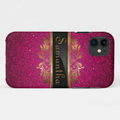 Pink Glitzer Sequin iPhone 5 Mate Tough™ Fall Case-Mate iPhone Hülle (Rückseite (Horizontal))