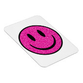 Pink Glitzer Smile Face Magnet (Rechte Seite)