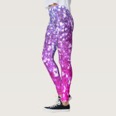 Pink Glitzer Sparkle Chic Muster Yoga Pants Leggings (Links)