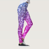 Pink Glitzer Sparkle Chic Muster Yoga Pants Leggings (Rechts)