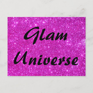 Pink-Glitzer-Sparkle-Design Postkarte