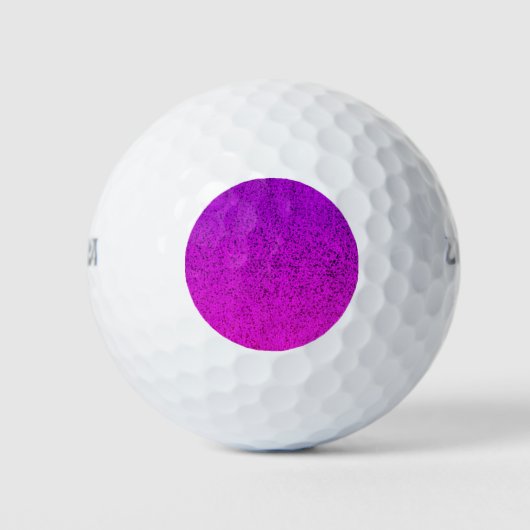 Pink Glitzer Sparkle Shiny Shimmer Golfball (Vorderseite)