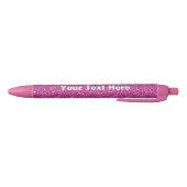 Pink-Glitzer-Stift mit personalisiertem, benutzerd Kugelschreiber (Unterseite)