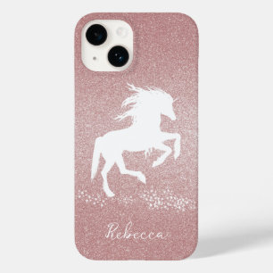 Pink Glitzer Unicorn iPhone Case für Case-Mate