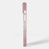 Pink Glitzer Unicorn iPhone Case für Case-Mate (Rückseite / Links)