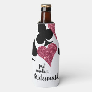 Pink Glitzer Vegas Bridesmaid Custom Flasche Coole Flaschenkühler