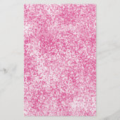 Pink Glitzer Wedding Gedicht Vielen Dank für Scrol (Rückseite)