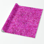 Pink-Glitzer-Wrapper Geschenkpapier (Ungerollt)