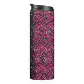 Pink Glitzern Thermal Tumbler Thermosbecher (Nach rechts gedreht)