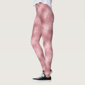 Pink Glitzy Cheetah Print Leggings (Links)