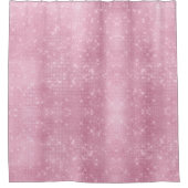 Pink Glitzy Chic Glam Sparkle Duschvorhang (Vorderseite)