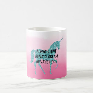 Pink Glitzy Glitzer Aqua Traumstrecke Airolo - Gle Kaffeetasse