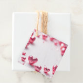 Pink Glossy Gefälligeags Geschenkanhänger (Beispiel)