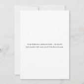 Pink glücklicherweise immer nach Hochzeit Ankündig Einladung (Rückseite)