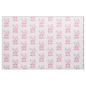 Pink Go Fight Win Megaphone Stoff (Fat Quarter (45,7 x 55,9 cm))