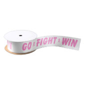 Pink Go Fight Win Satinband (Spule)