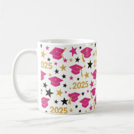 Pink Gold Abschluss Muster Kaffeetasse