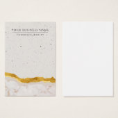 Pink Gold Abstrakt Modern Earring Display Cards (Vorne & Hinten)