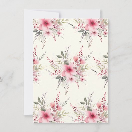 Pink Gold Afro Puff Ruffle Pant Girl Babydusche Einladung (Rückseite)