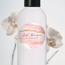 Pink Gold Agate Lash Extension Shampoo Cleanser