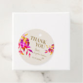 Pink Gold Aquarellfarben Brautparty Brunch Geschenkanhänger (Beispiel)