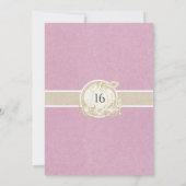 Pink Gold Aschenputtel Süß 16 Party Einladung (Rückseite)