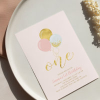 Pink & Gold Ballons Begleitung der Eltern