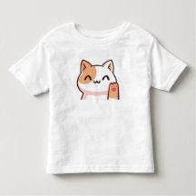 Pink Gold Cat Baby T - Shirt