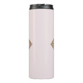 Pink & Gold Cheer Mama Thermosbecher (Rückseite)