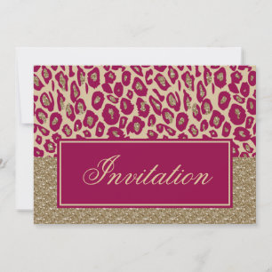 Pink Gold Chic Corporate Party Einladung