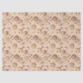 Pink Gold Christmas Pattern#12 ID1009 Wrapping Seidenpapier (Vorderseite)