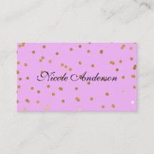 Pink & Gold Confetti Dots Moderner Glamour Glam