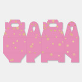 Pink Gold Confetti Geschenkschachtel (Ungeklappt)