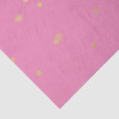 Pink Gold Confetti Seidenpapier (Detail)