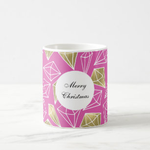 Pink Gold Diamonds Weihnachten Kaffeetasse